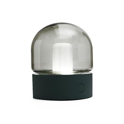 Asher - Glaskuppel-Schreibtischlampe