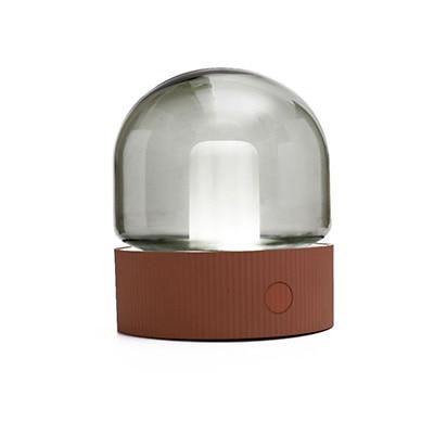 Asher - Glaskuppel-Schreibtischlampe
